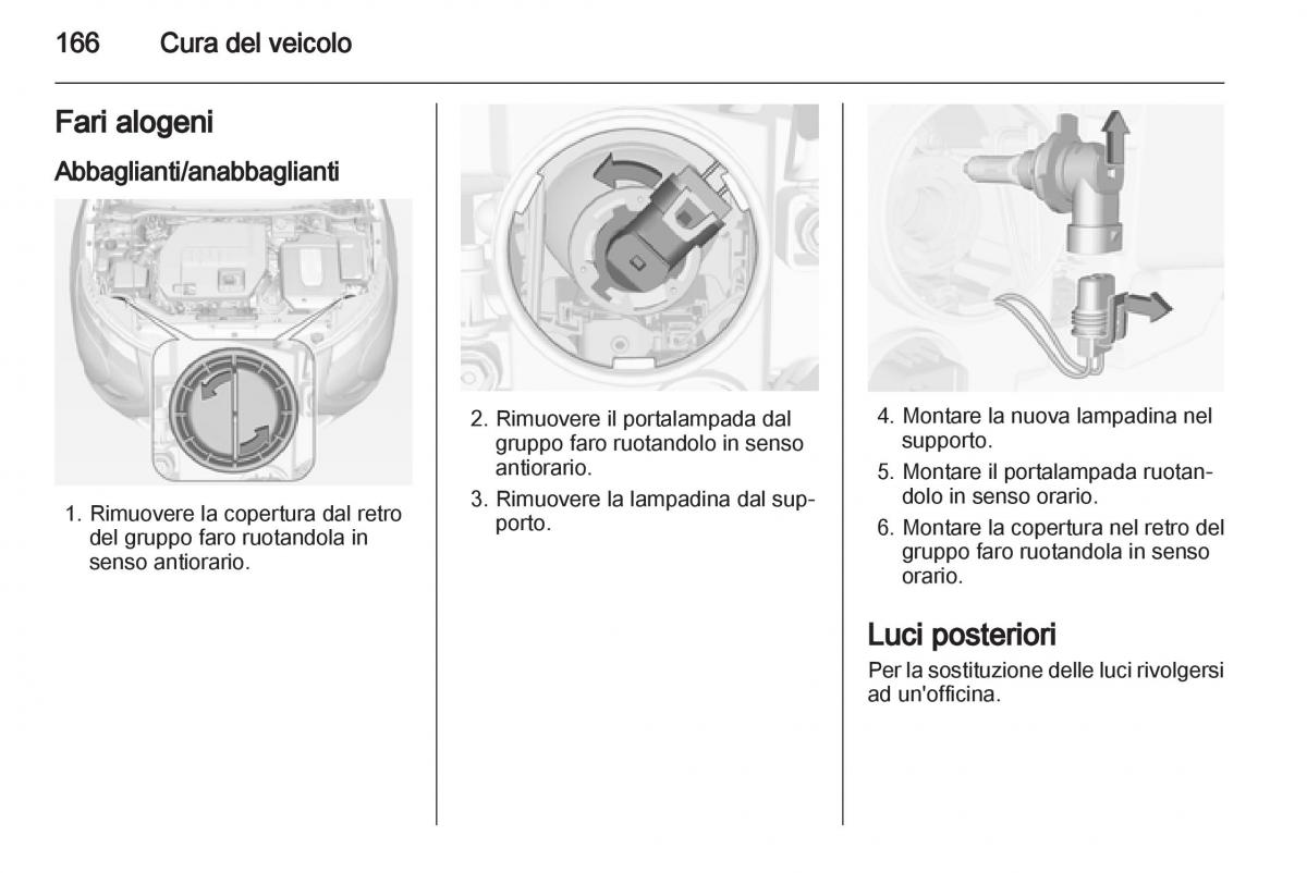 Opel Ampera manuale del proprietario / page 168