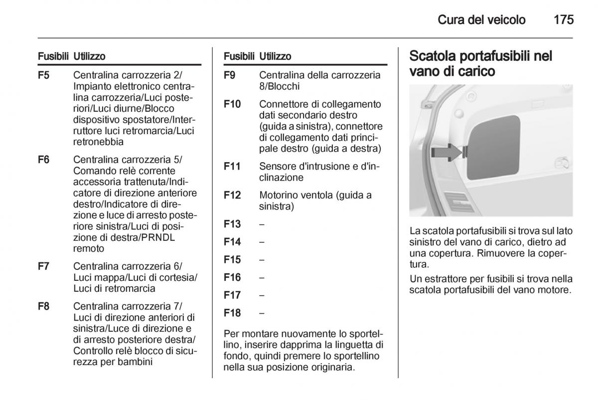 Opel Ampera manuale del proprietario / page 177