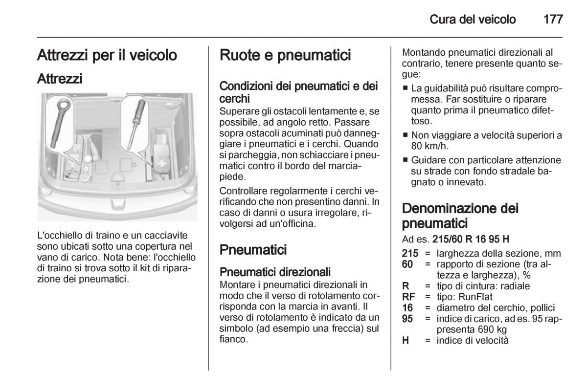 Opel Ampera manuale del proprietario / page 179