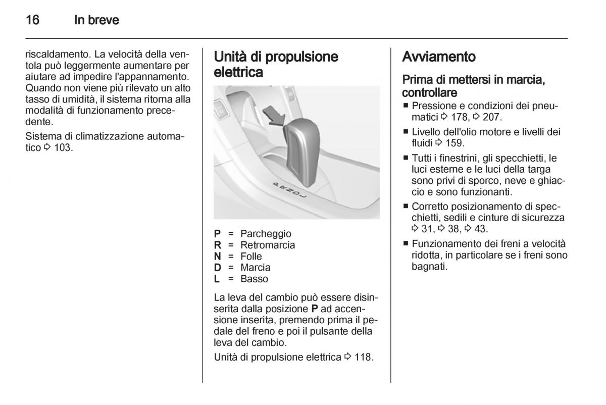 Opel Ampera manuale del proprietario / page 18