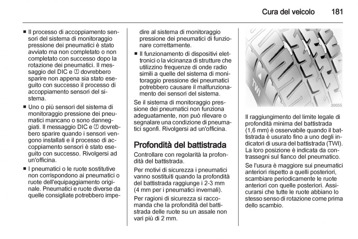 Opel Ampera manuale del proprietario / page 183