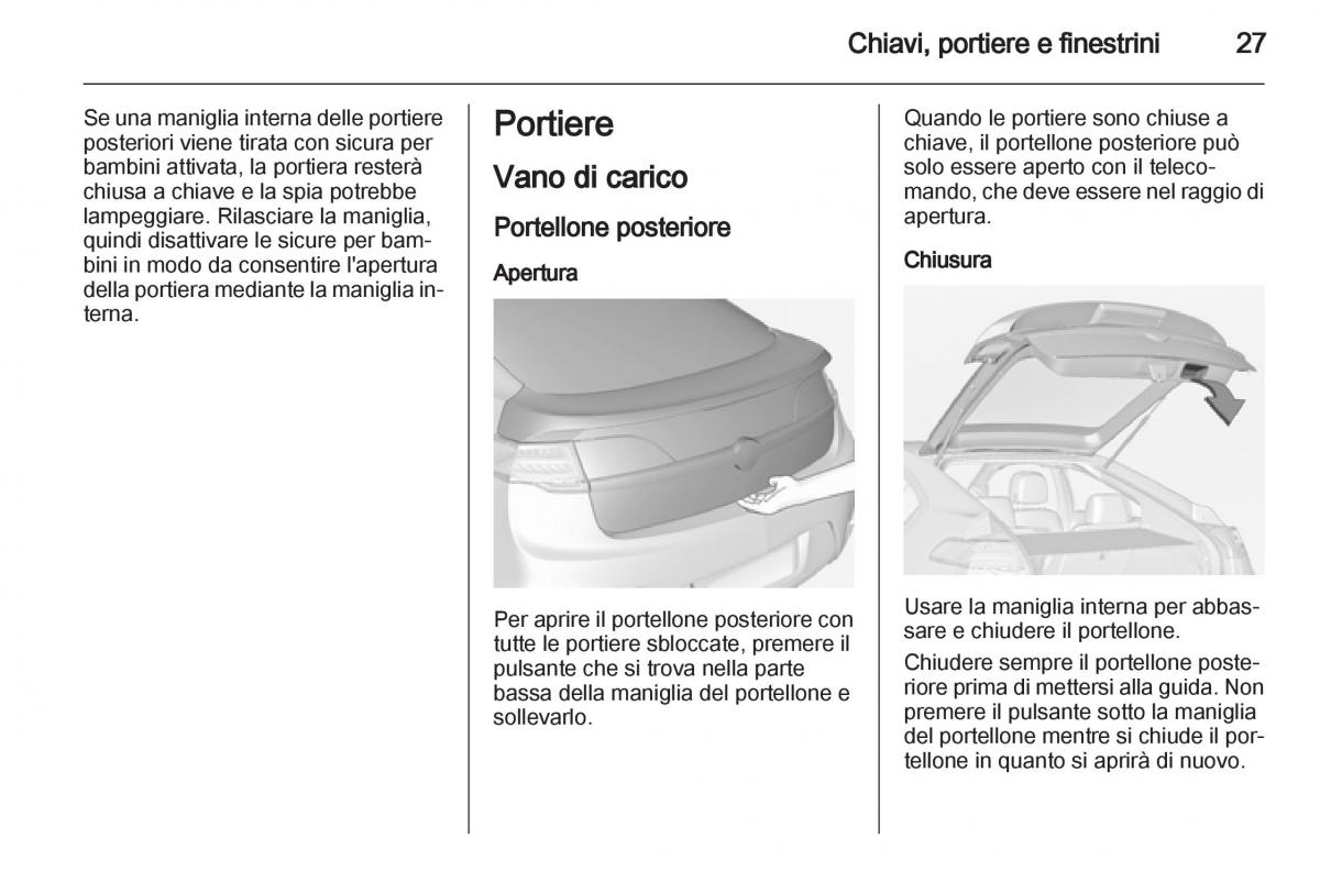 Opel Ampera manuale del proprietario / page 29