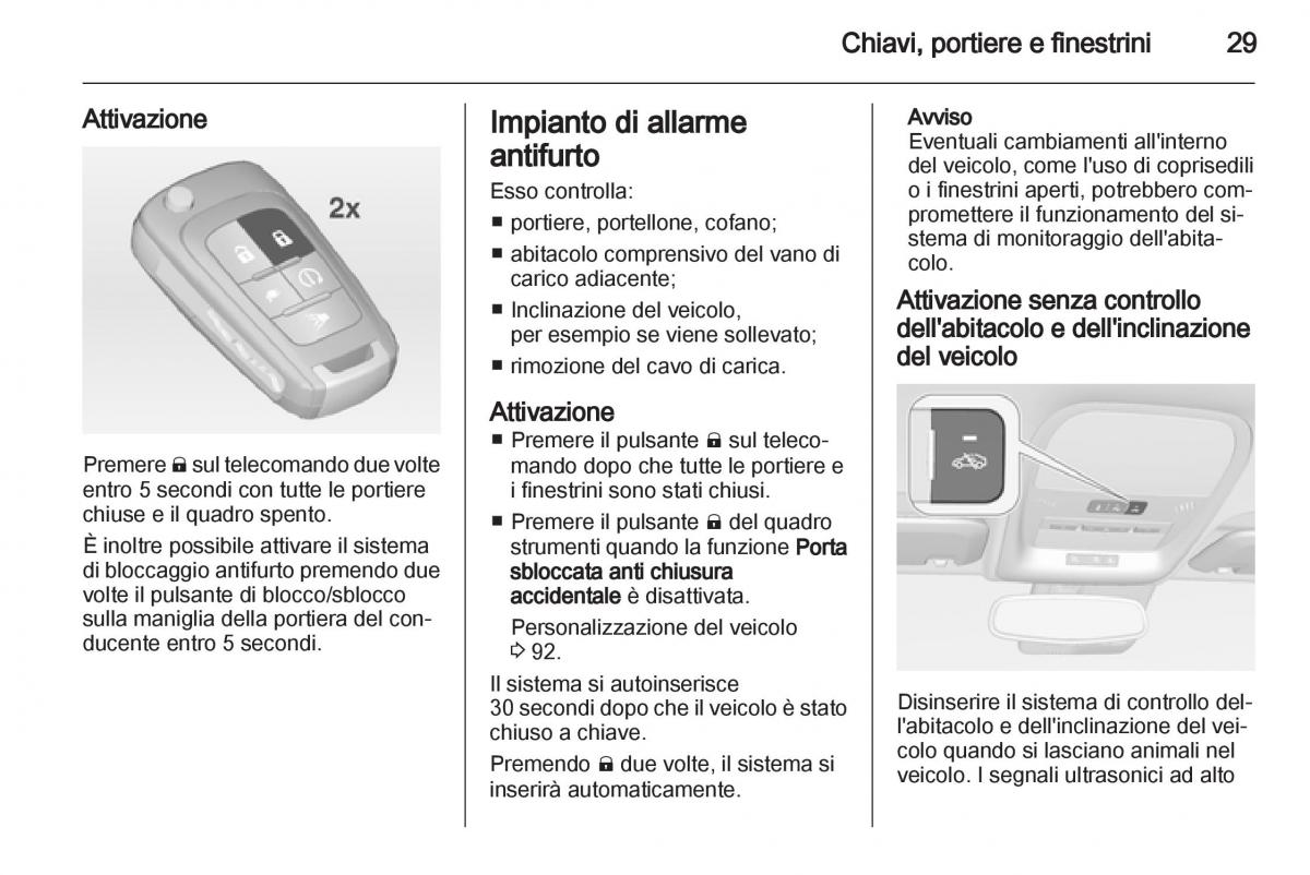 Opel Ampera manuale del proprietario / page 31