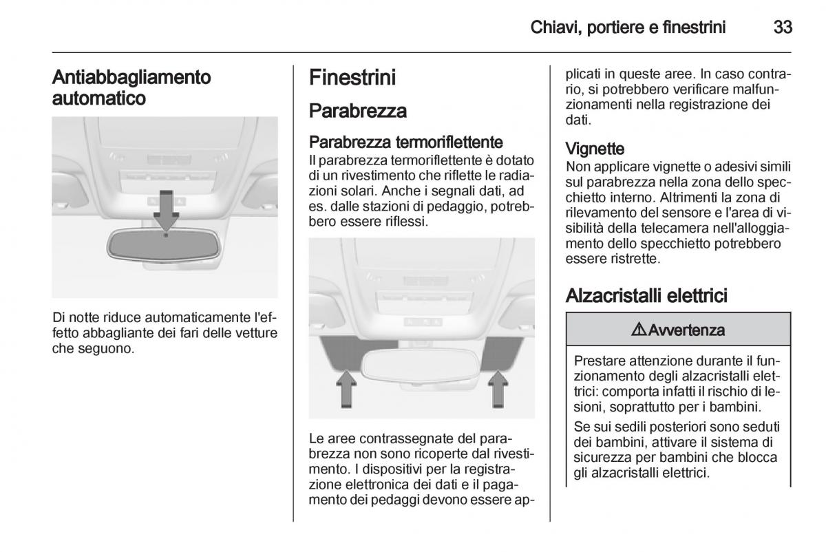 Opel Ampera manuale del proprietario / page 35