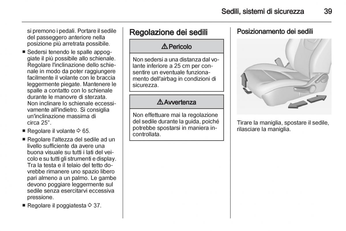 Opel Ampera manuale del proprietario / page 41