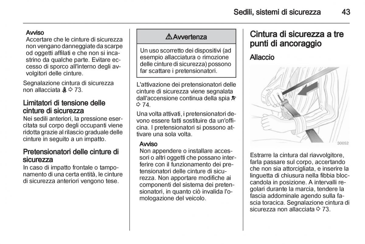 Opel Ampera manuale del proprietario / page 45