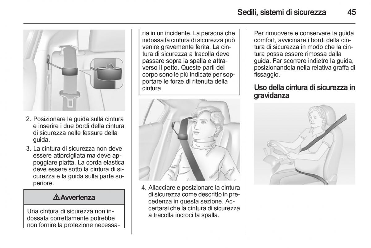 Opel Ampera manuale del proprietario / page 47