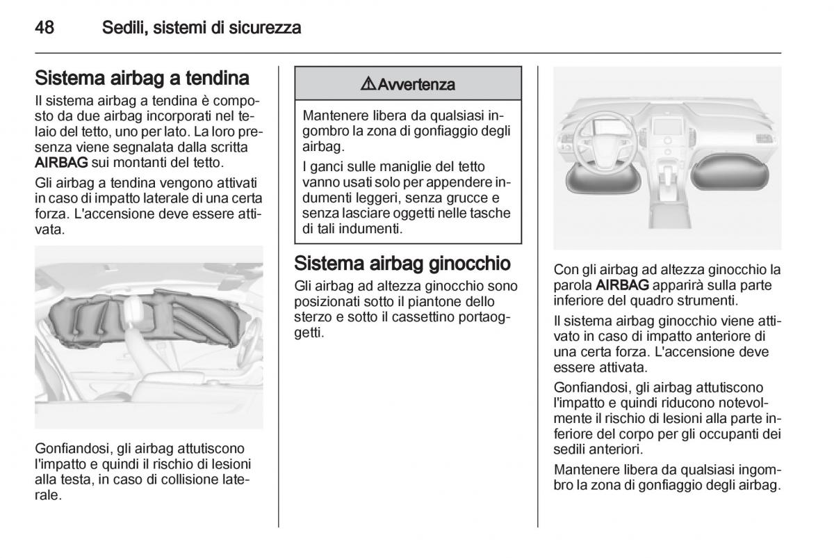 Opel Ampera manuale del proprietario / page 50