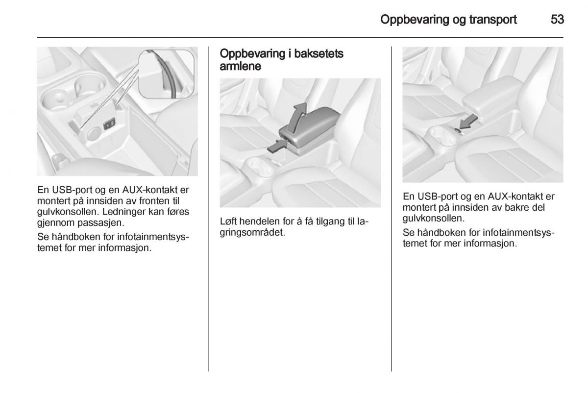 Opel Ampera bruksanvisningen / page 55