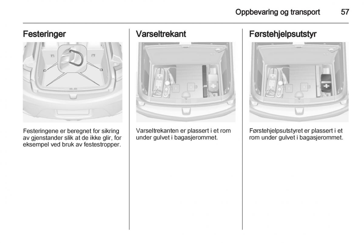 Opel Ampera bruksanvisningen / page 59