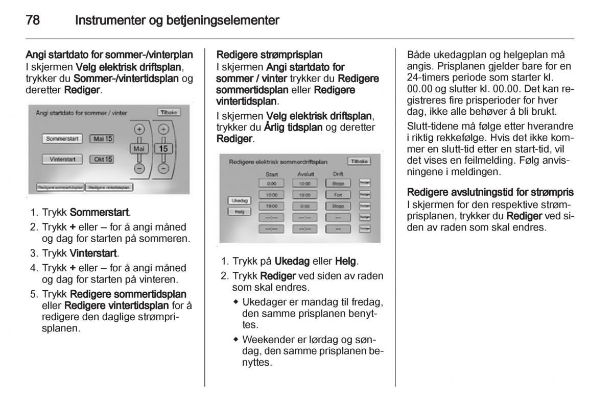 Opel Ampera bruksanvisningen / page 80