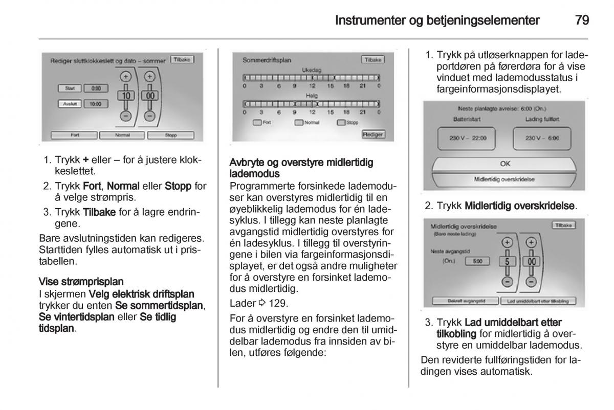 Opel Ampera bruksanvisningen / page 81