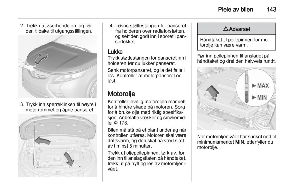 Opel Ampera bruksanvisningen / page 145