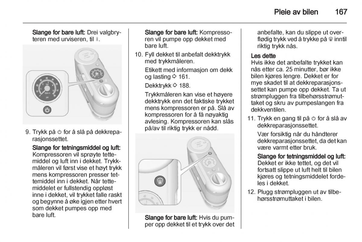 Opel Ampera bruksanvisningen / page 169