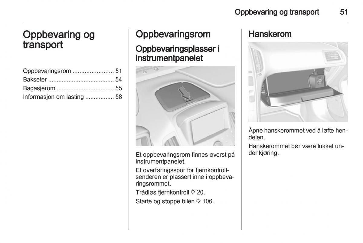 Opel Ampera bruksanvisningen / page 53