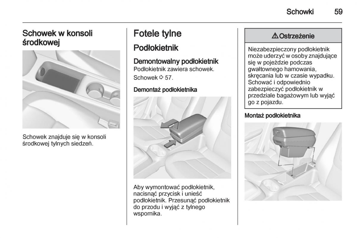 Opel Ampera instrukcja obslugi / page 61