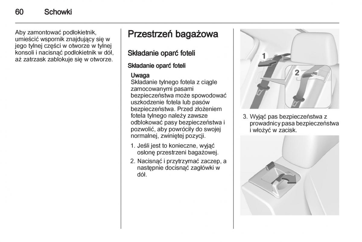 Opel Ampera instrukcja obslugi / page 62