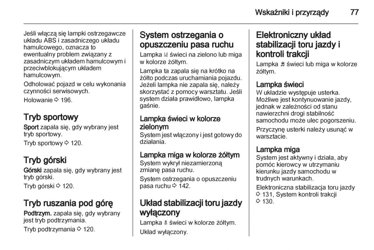 Opel Ampera instrukcja obslugi / page 79