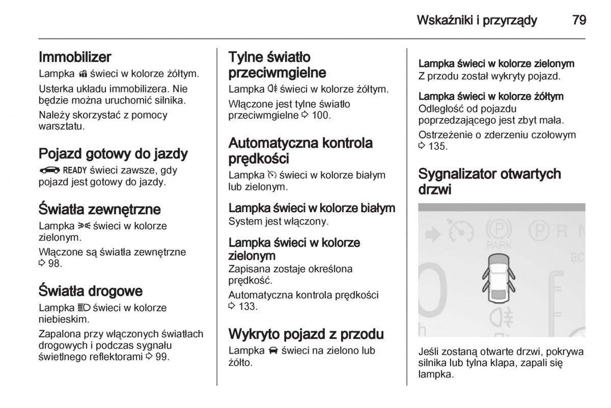 Opel Ampera instrukcja obslugi / page 81