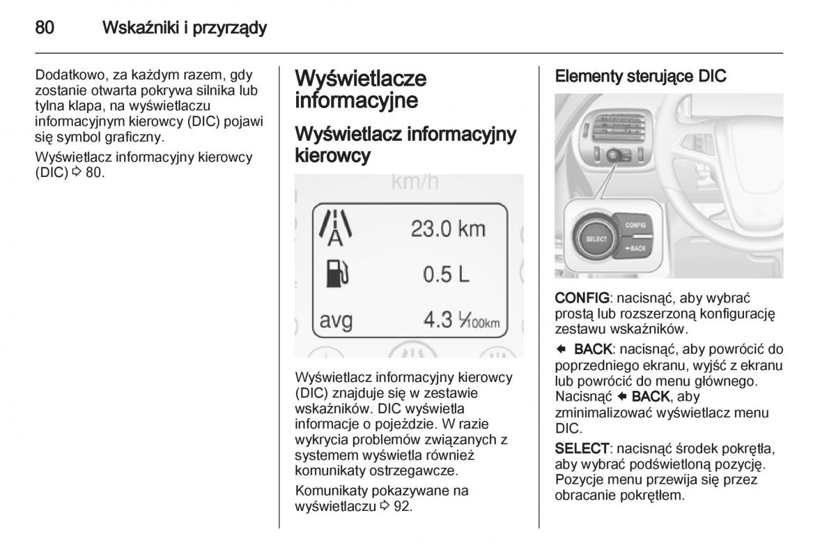 Opel Ampera instrukcja obslugi / page 82