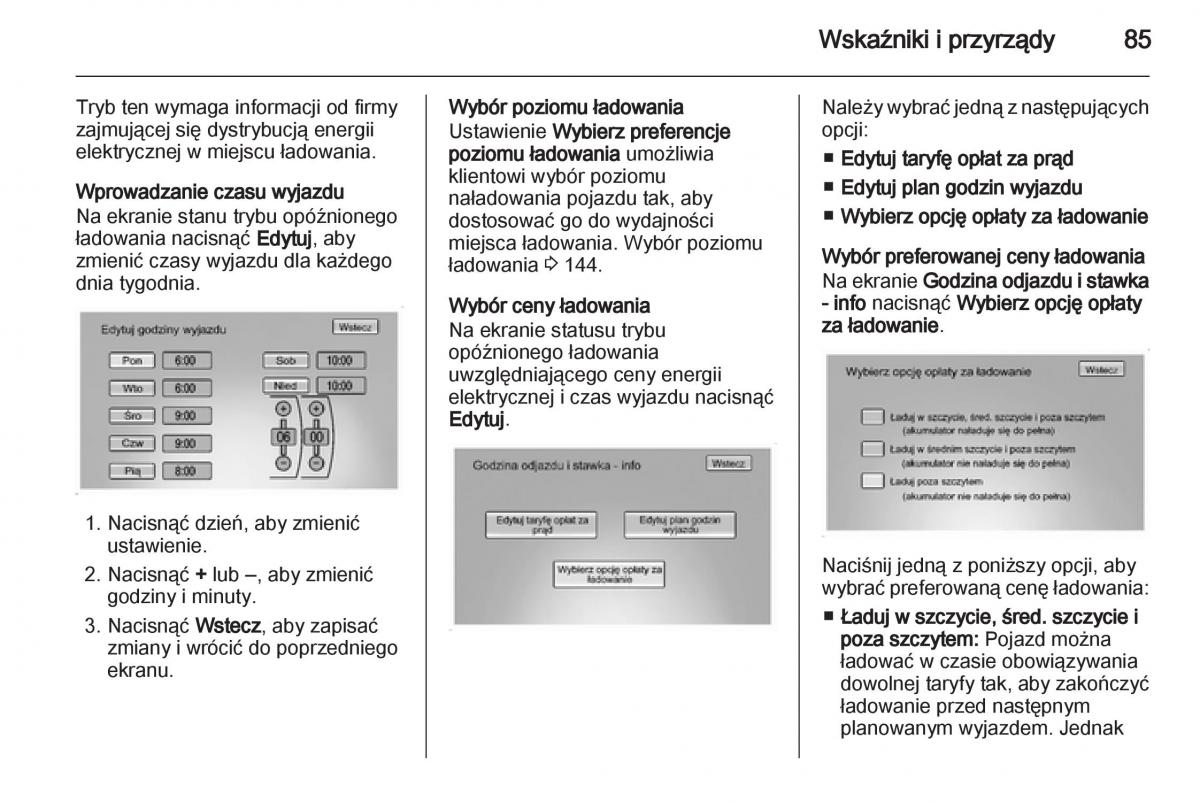 Opel Ampera instrukcja obslugi / page 87