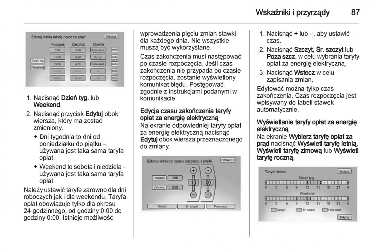 Opel Ampera instrukcja obslugi / page 89