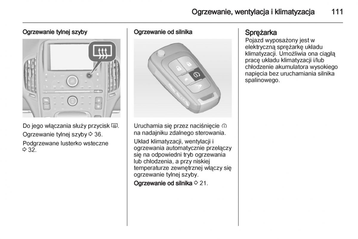 Opel Ampera instrukcja obslugi / page 113