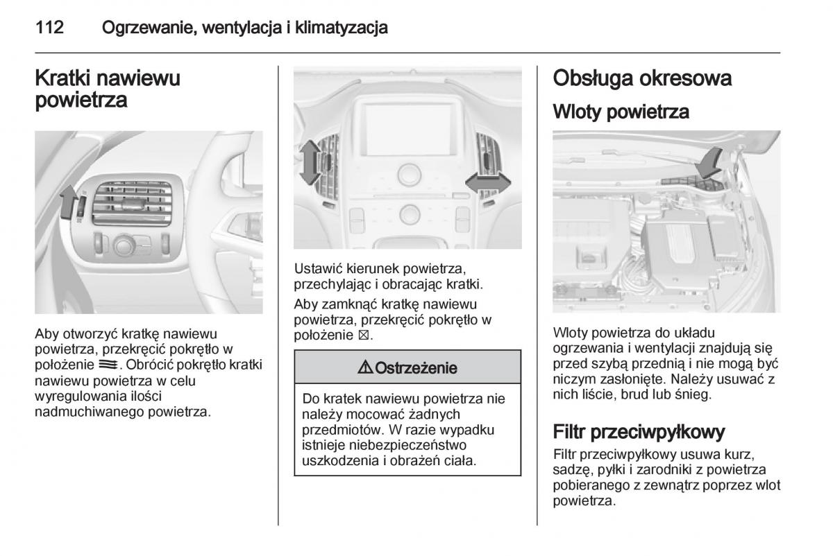 Opel Ampera instrukcja obslugi / page 114