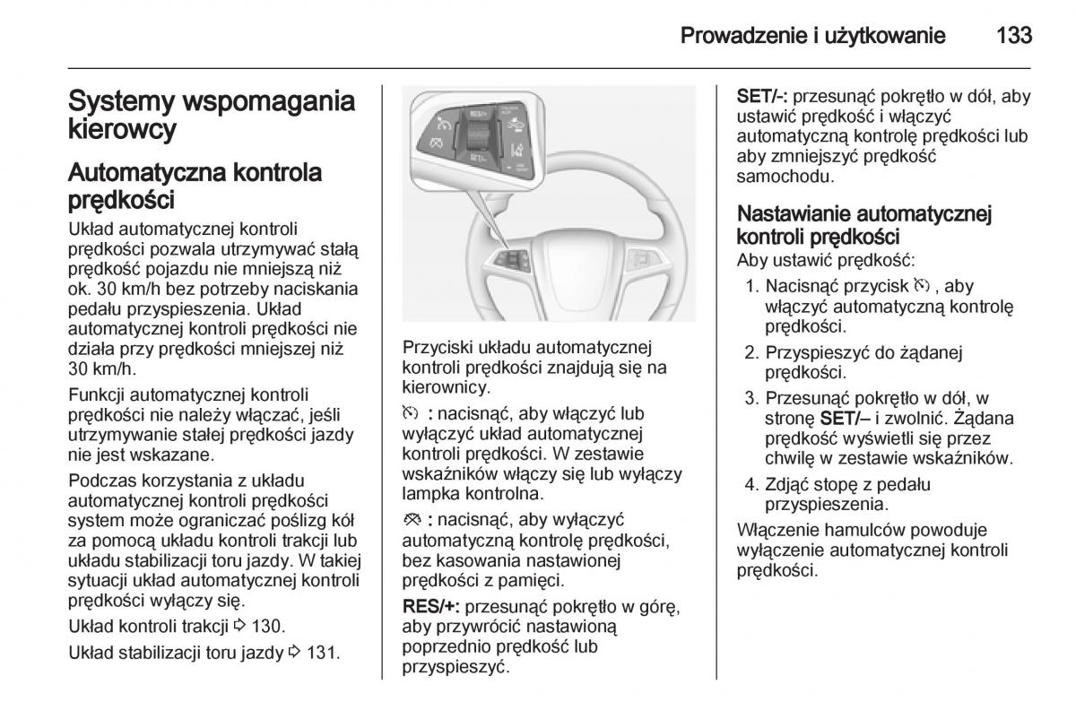 Opel Ampera instrukcja obslugi / page 135