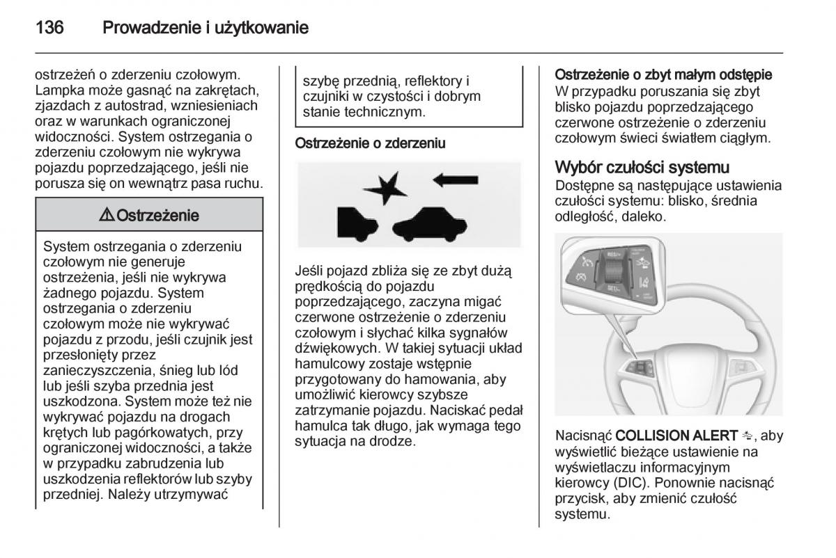 Opel Ampera instrukcja obslugi / page 138