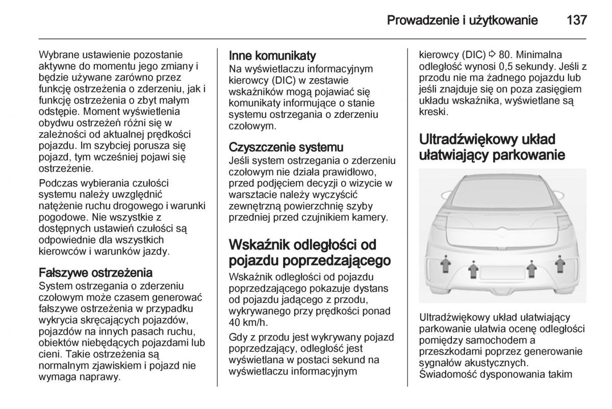 Opel Ampera instrukcja obslugi / page 139