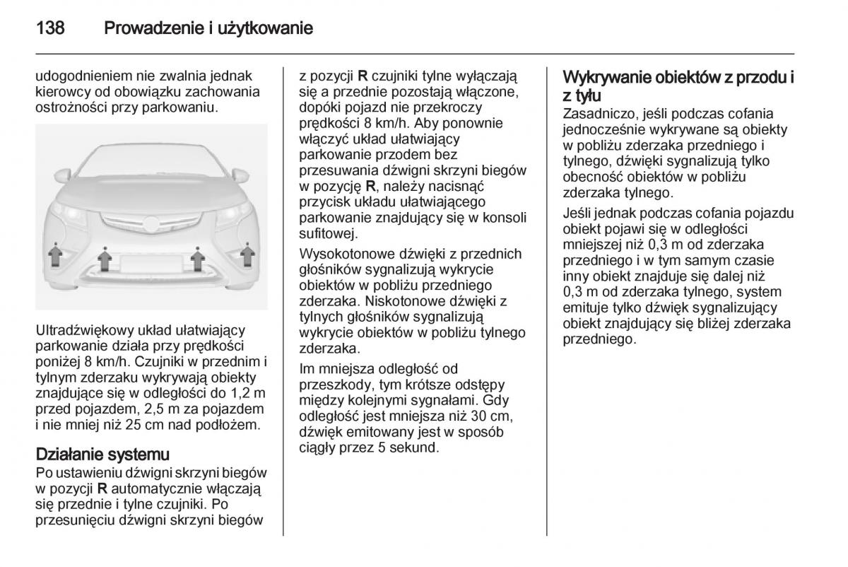 Opel Ampera instrukcja obslugi / page 140