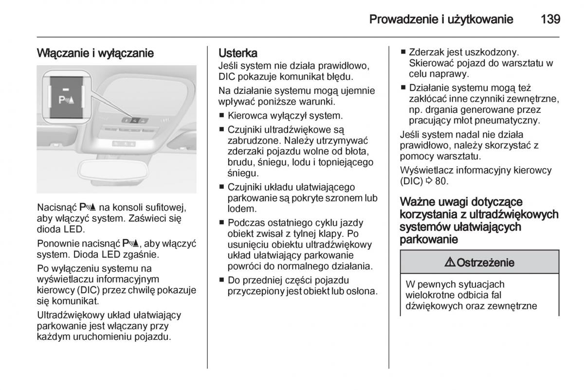 Opel Ampera instrukcja obslugi / page 141