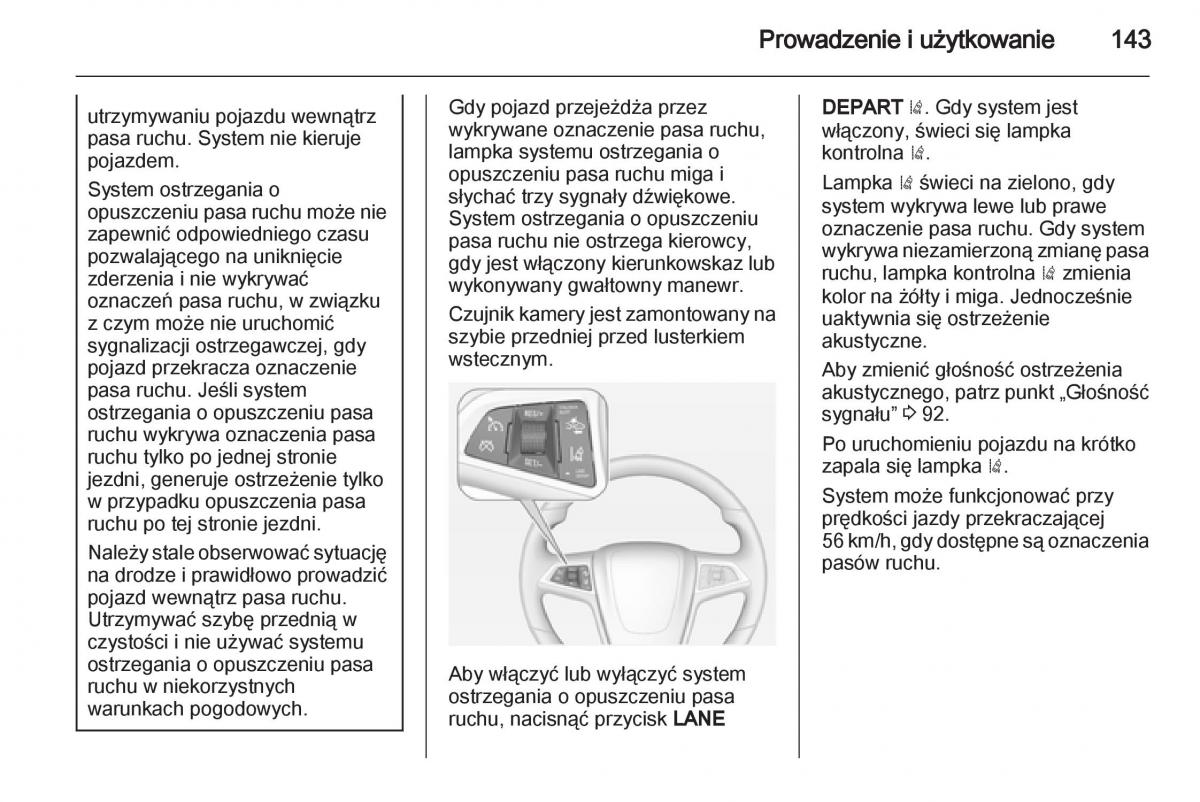 Opel Ampera instrukcja obslugi / page 145