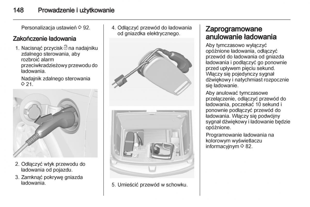 Opel Ampera instrukcja obslugi / page 150