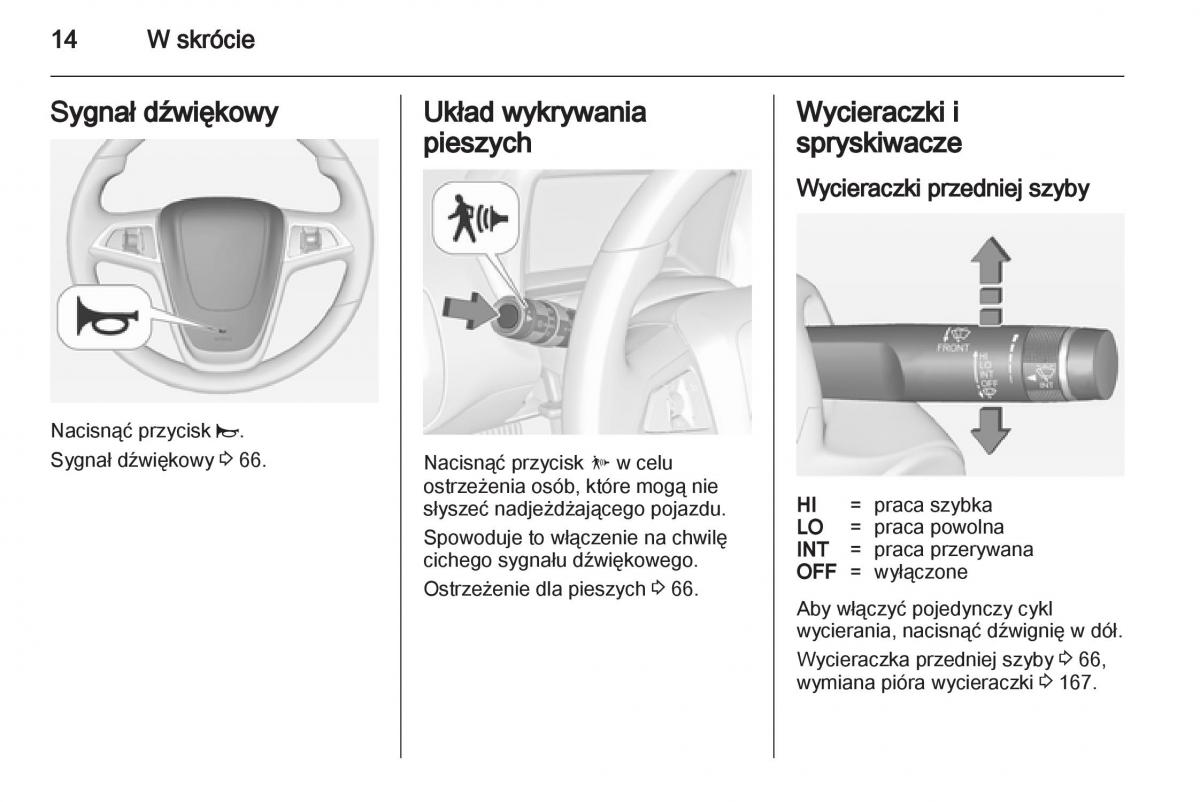 Opel Ampera instrukcja obslugi / page 16