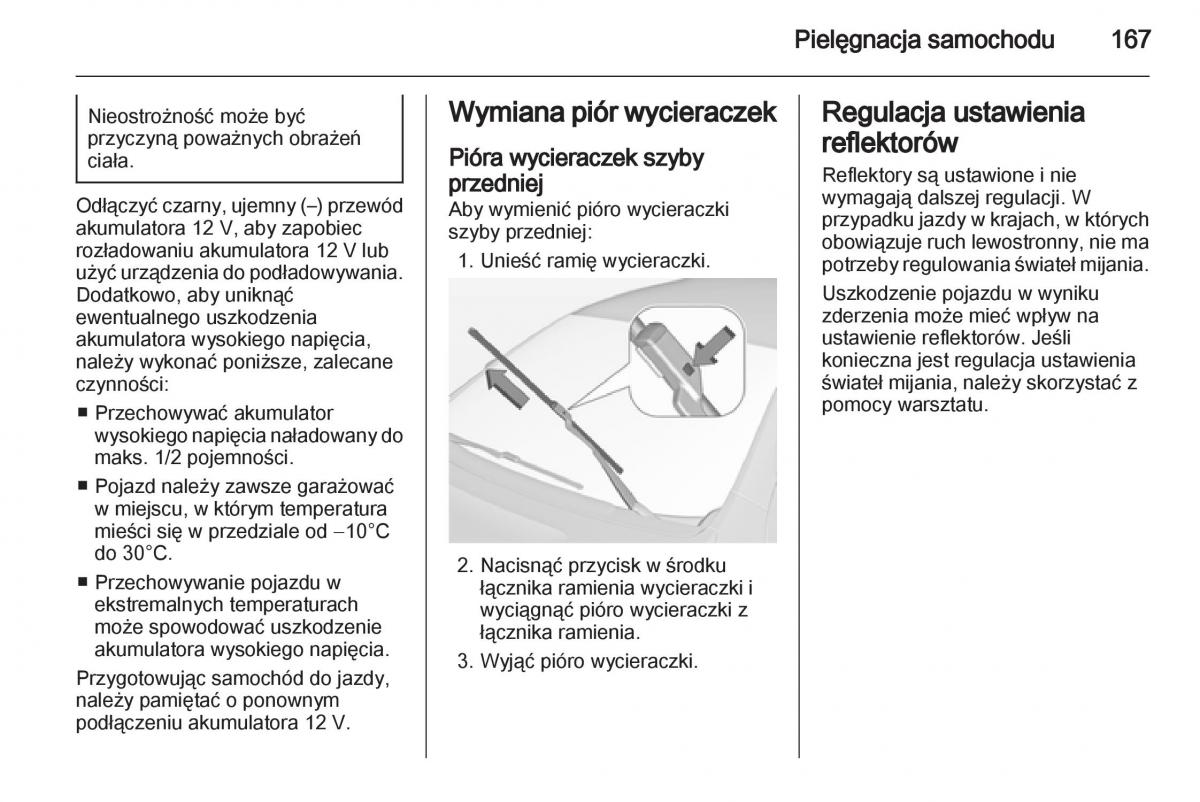 Opel Ampera instrukcja obslugi / page 169