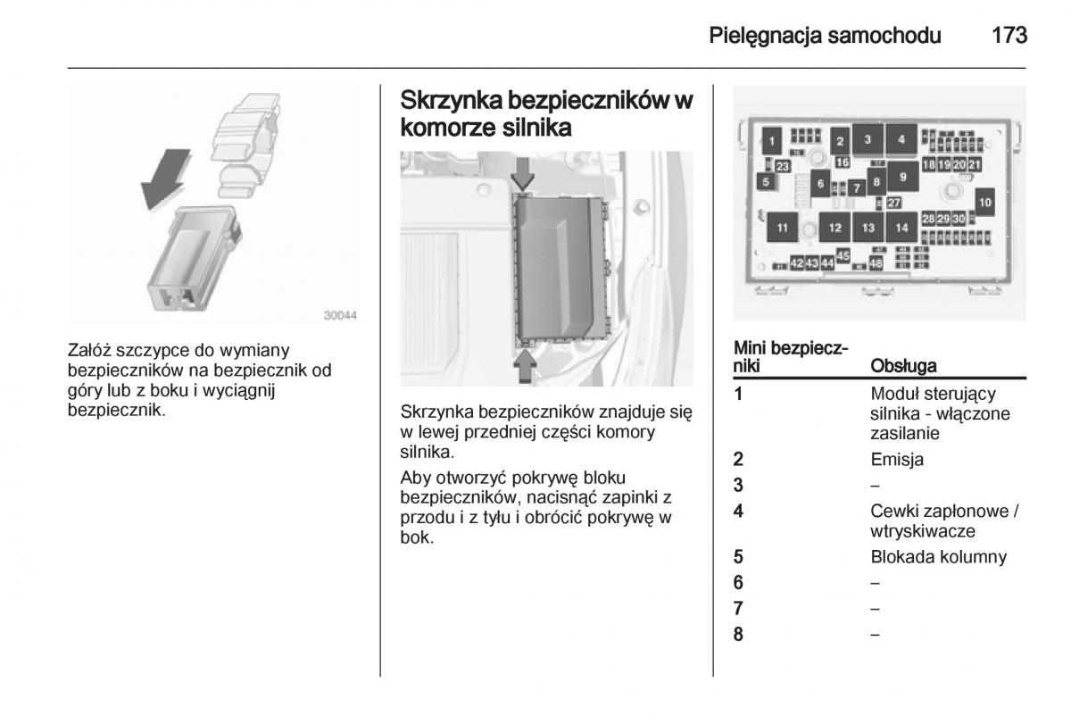 Opel Ampera instrukcja obslugi / page 175