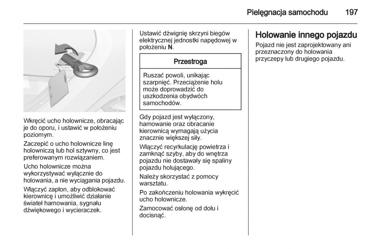 Opel Ampera instrukcja obslugi / page 199