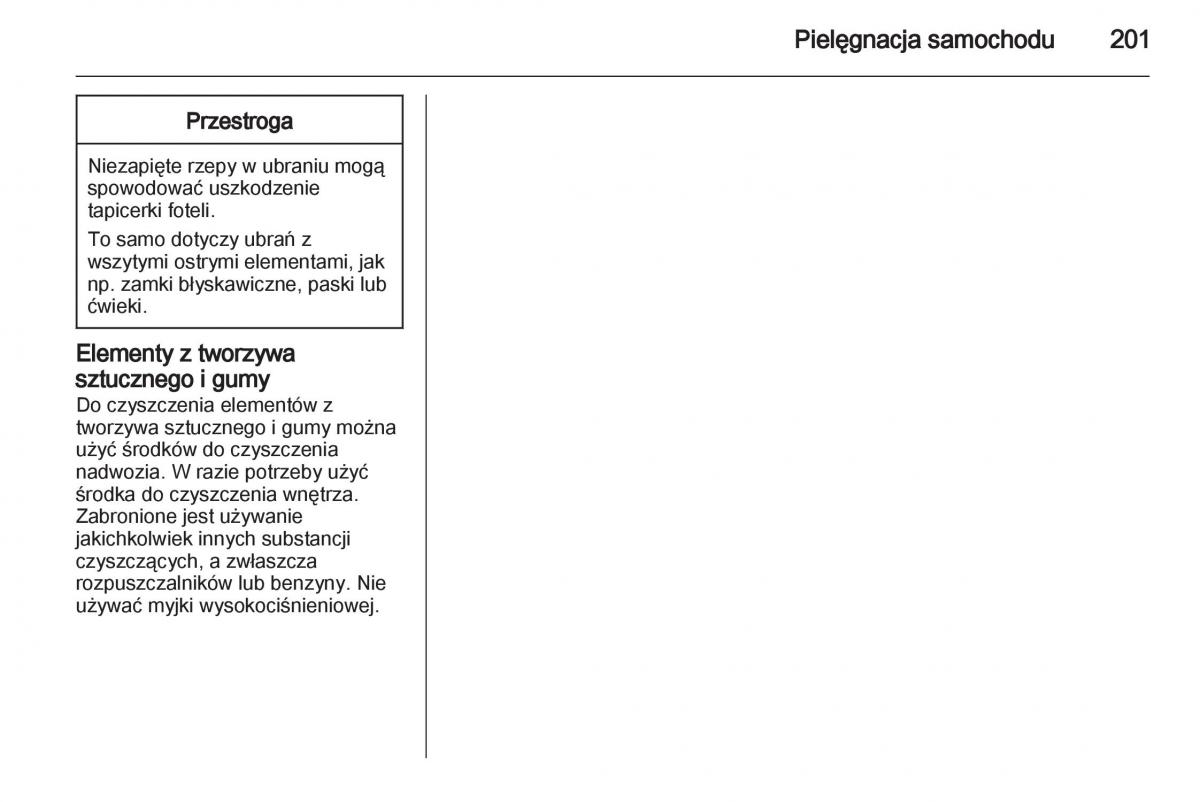 Opel Ampera instrukcja obslugi / page 203