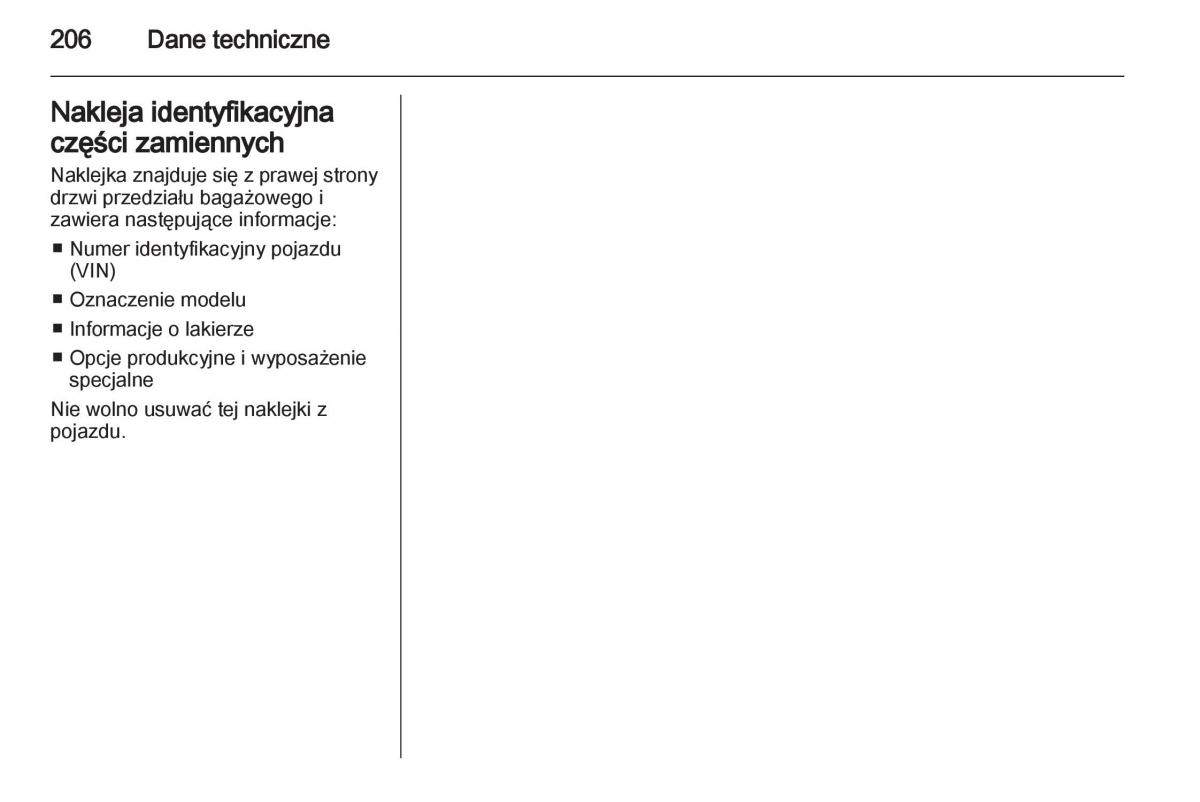 Opel Ampera instrukcja obslugi / page 208