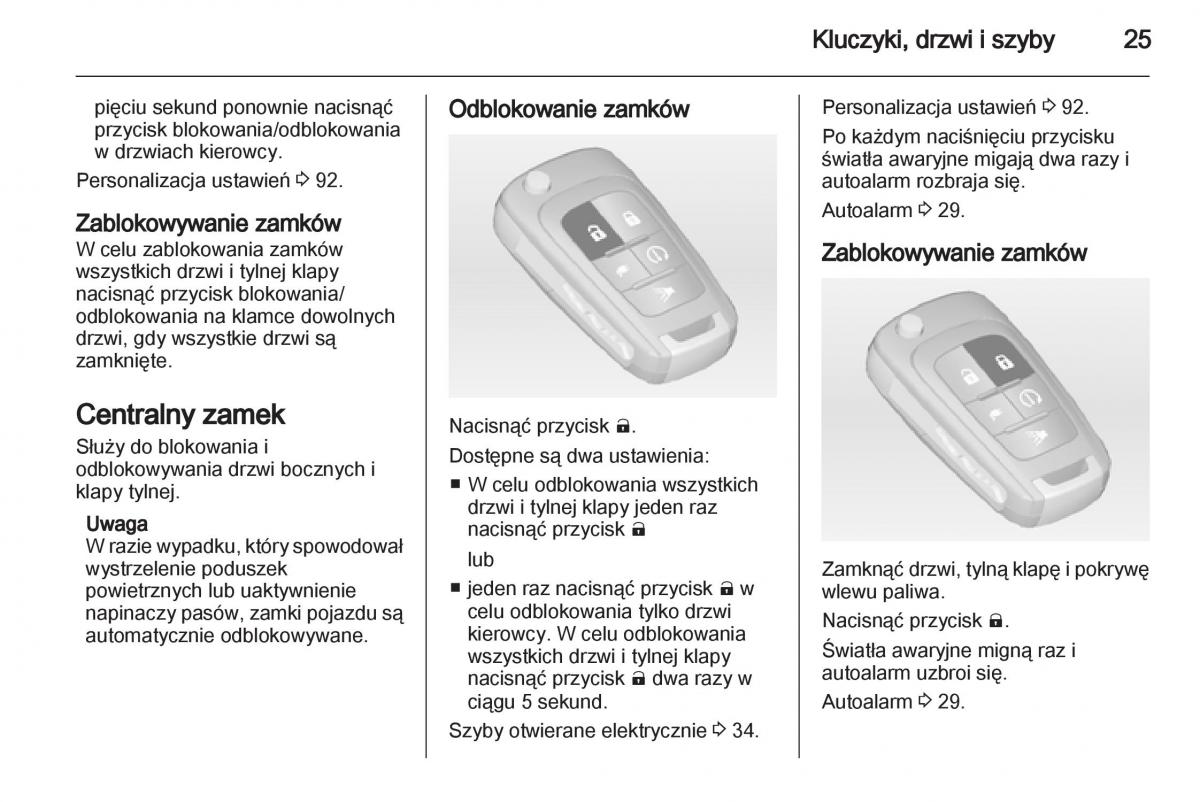 Opel Ampera instrukcja obslugi / page 27