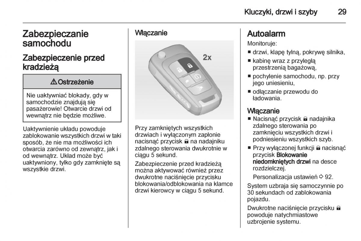 Opel Ampera instrukcja obslugi / page 31