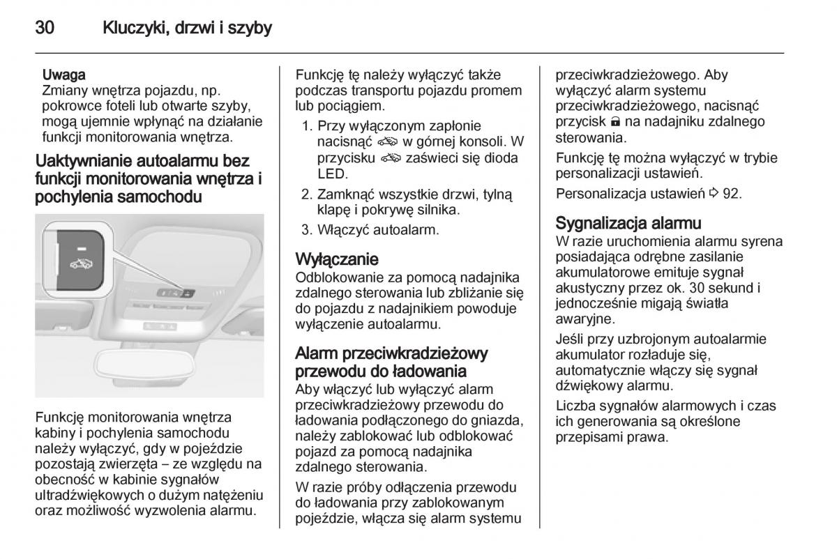 Opel Ampera instrukcja obslugi / page 32