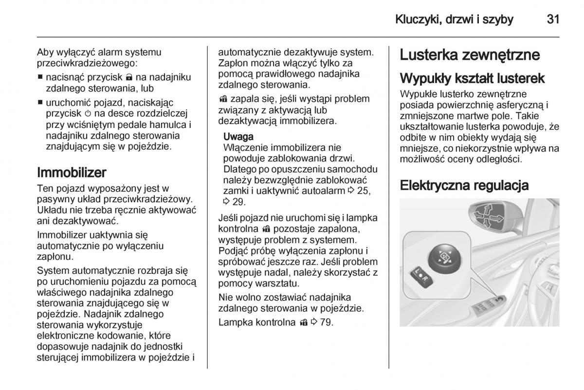 Opel Ampera instrukcja obslugi / page 33