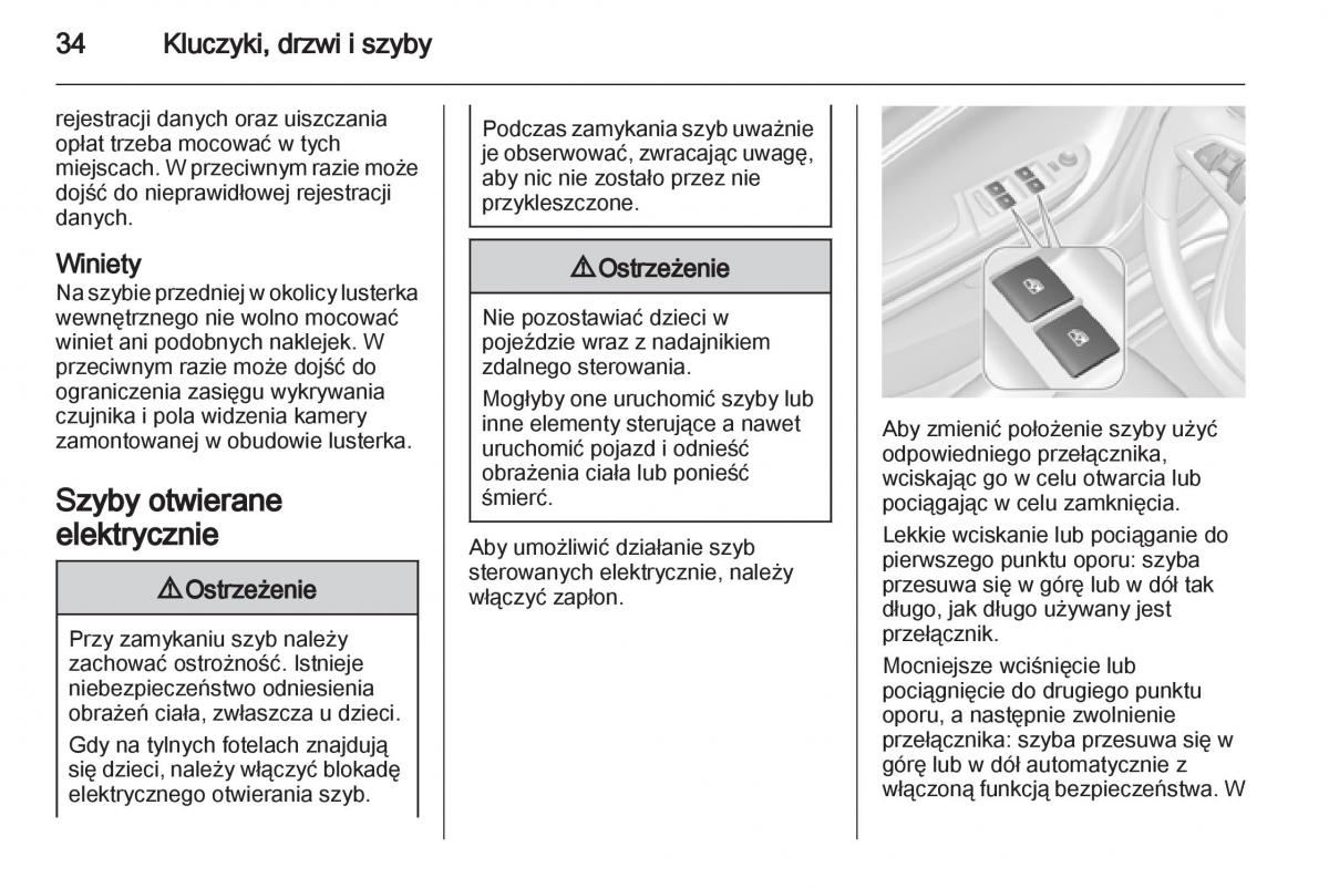 Opel Ampera instrukcja obslugi / page 36