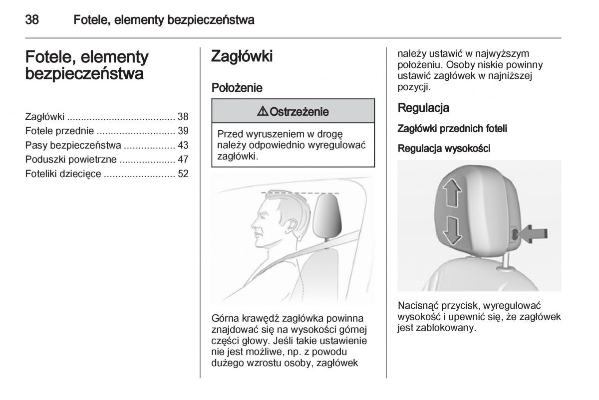 Opel Ampera instrukcja obslugi / page 40