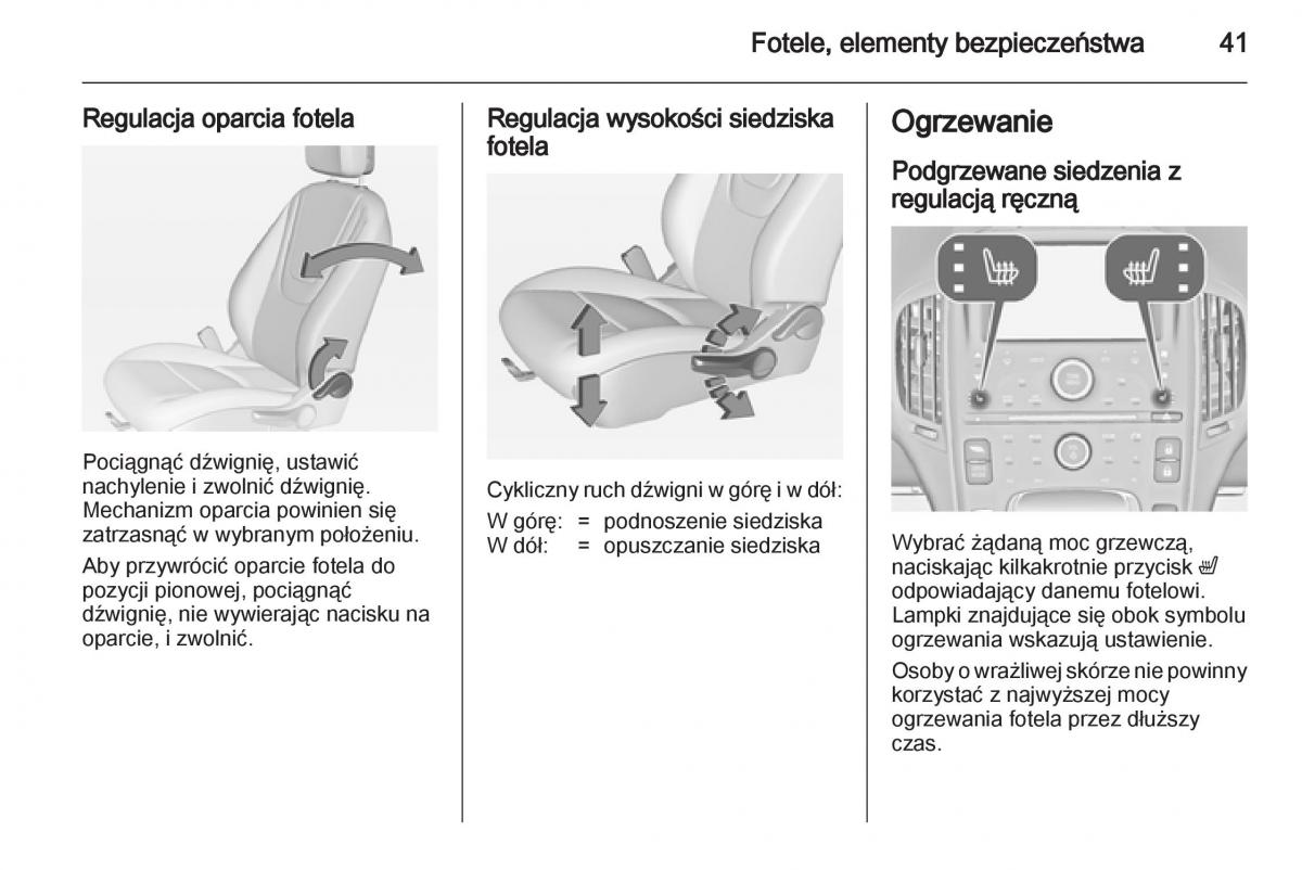 Opel Ampera instrukcja obslugi / page 43