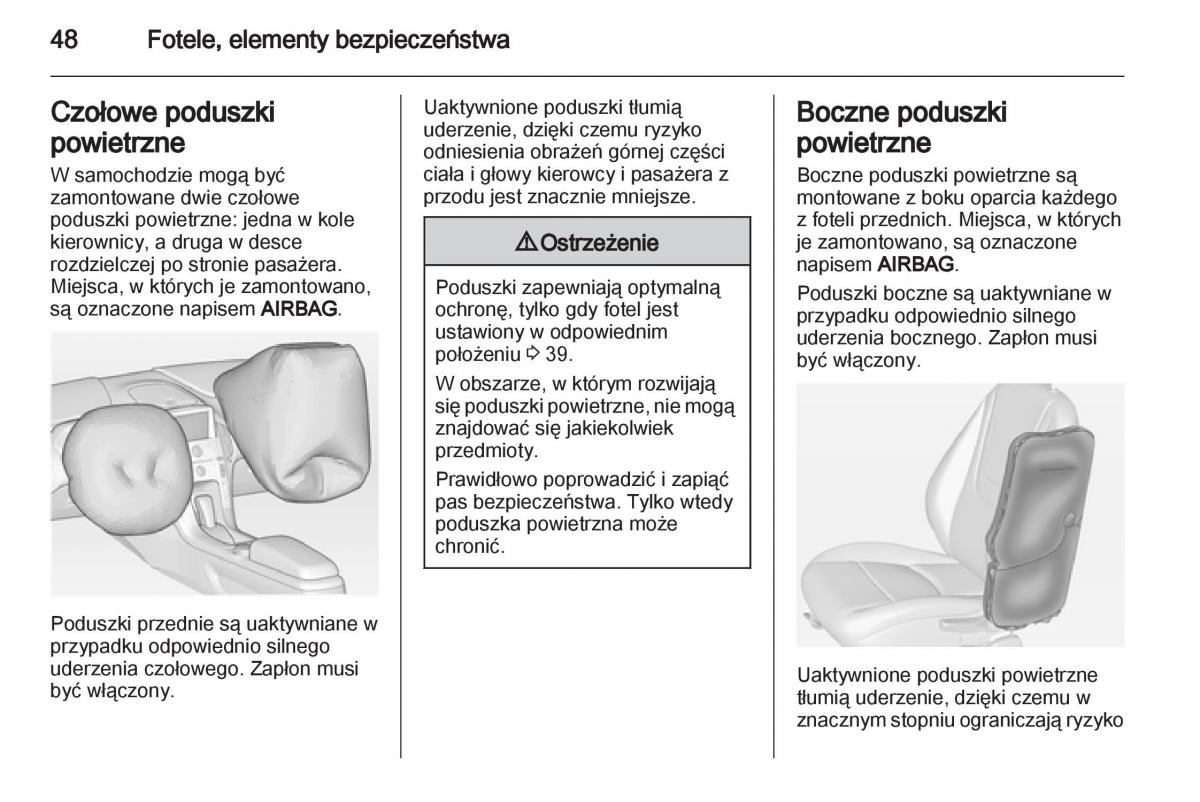 Opel Ampera instrukcja obslugi / page 50