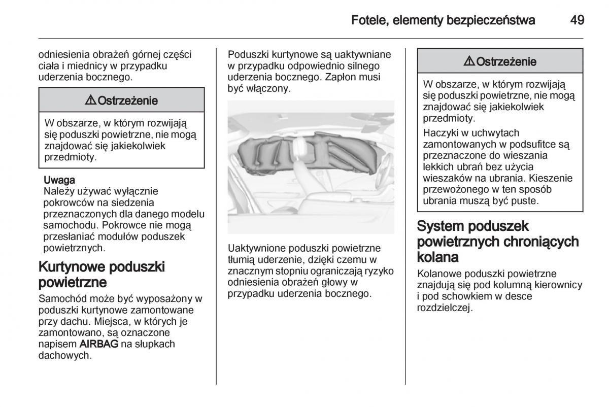 Opel Ampera instrukcja obslugi / page 51